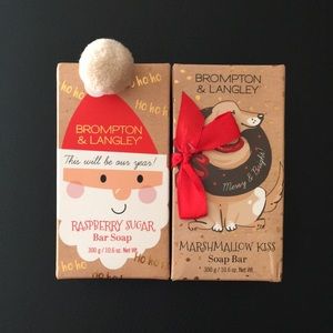 Brompton & Langley Raspberry Sugar Soap Bar & Marshmallow Kiss Soap Bar